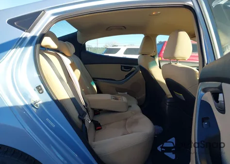 2012 Hyundai Elantra Gls (Ulsan Plant) from USA, damaged, VIN KMHDH4AE3CU348153